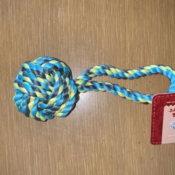 Woof & Whiskers Rope Knot Loop Dog Chew Toy - Picture 3 of 3